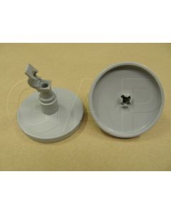 0238400041 ROLLER ASSY LOWER BSKT (GREY)