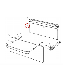 4055550018 DOOR GRILL INNER GLASS