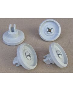 DWK003 DISHLEX, CHEF, SIMPSON, WESTINGHOUSE DISHWASHERS WHEEL & AXLE LOWER BASKET PACKET OF 4