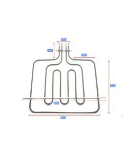 B60101 Technika 1350W / 900W Upper Oven/Grill Element 10 CM PLATE