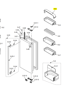 DAIRY DOOR - PART NUMBER: GDORPA078CBFE